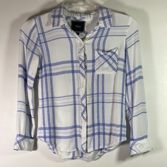Rails Tops - Rails Woman Top/Blouse Size XS Button Front Long Sleeve